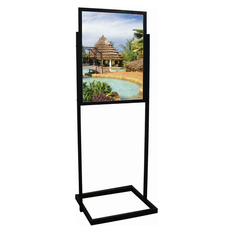 22x28 Euro Security Snap Frame Poster Sign Holder | Silver Metal Frame  Finish with Frame Lever Tool